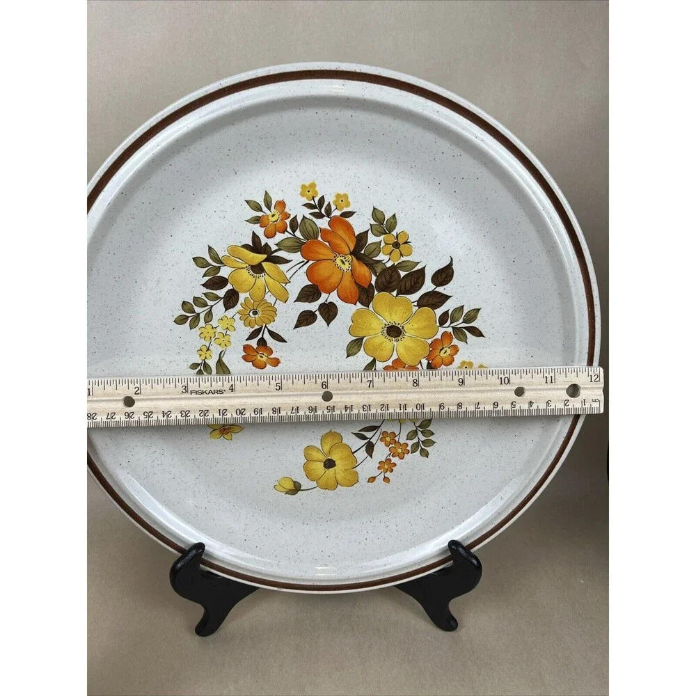 Casual Elegance Hearthside Stoneware Chablis 576 Round‎ Chop Platter Japan 12
